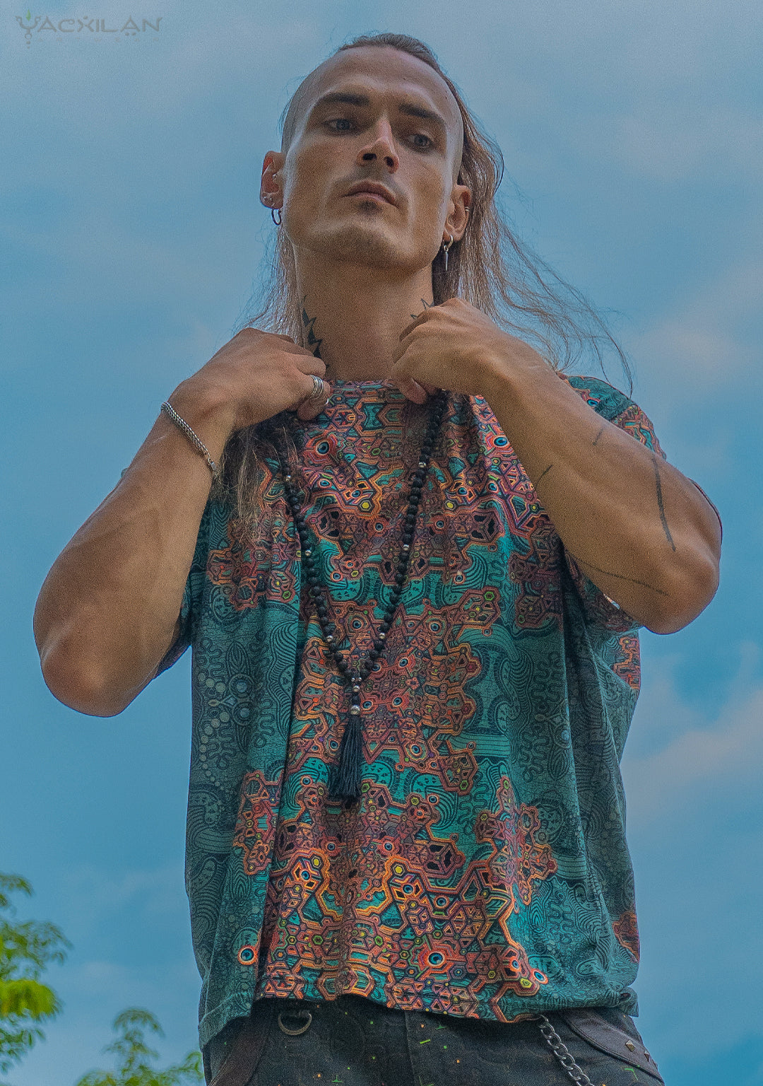T-Shirt Men / Cotton Supima AOP - ATLANTIS